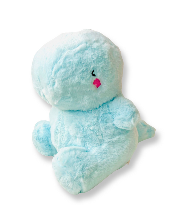 Yabu Fluffy Dino Blue knuffel 27 cm - Kenji - CuteStuff.nl
