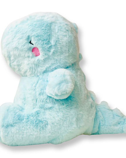 Yabu Fluffy Dino Blue knuffel 27 cm - Kenji - CuteStuff.nl