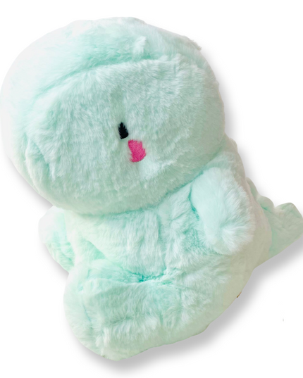 Yabu Fluffy Dino Green knuffel 27 cm - Kenji - CuteStuff.nl
