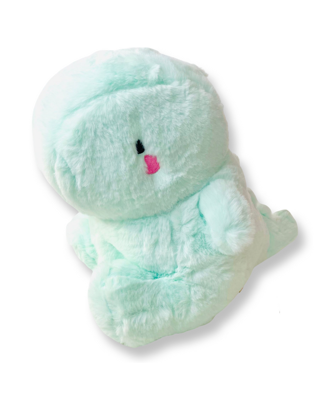 Yabu Fluffy Dino Green knuffel 27 cm - Kenji - CuteStuff.nl
