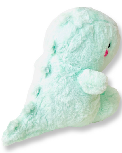 Yabu Fluffy Dino Green knuffel 27 cm - Kenji - CuteStuff.nl