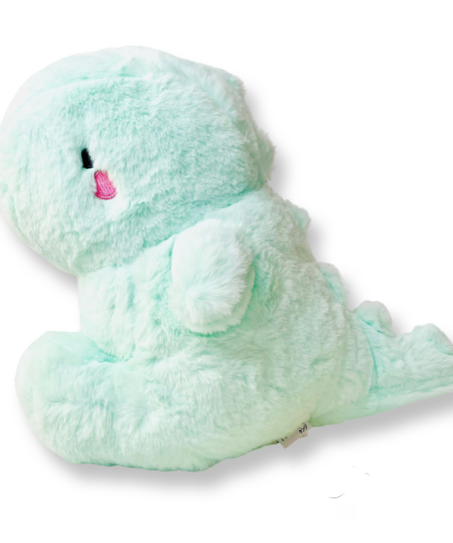 Yabu Fluffy Dino Green knuffel 27 cm - Kenji - CuteStuff.nl