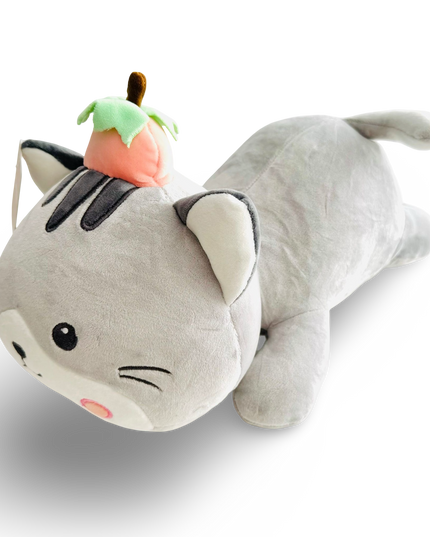Yabu Strawberry Cat knuffel 38 cm - Kenji - CuteStuff.nl