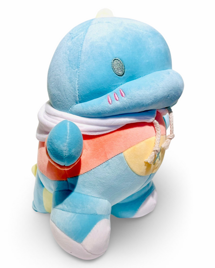Yabu rex knuffel blauw 30 cm - Kenji - CuteStuff.nl