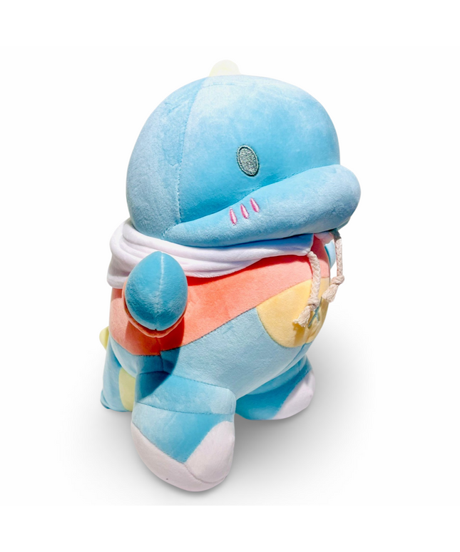 Yabu rex knuffel blauw 30 cm - Kenji - CuteStuff.nl