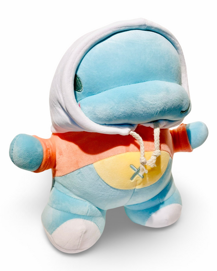 Yabu rex knuffel blauw 30 cm - Kenji - CuteStuff.nl