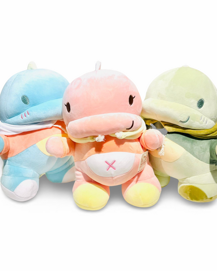 Yabu rex knuffel blauw 30 cm - Kenji - CuteStuff.nl